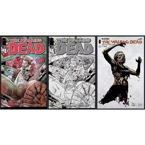 Image Comics 3x Comic Book Lot The Walking Dead #1 132 Wizard World Loot Crate